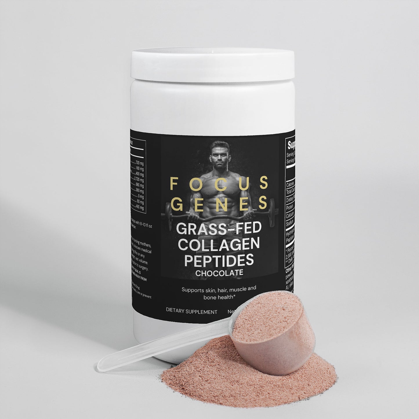 Grass-Fed Collagen Peptides Powder (Chocolate)